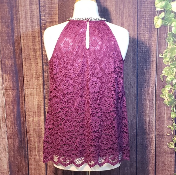 Jennifer Lopez Lace Halter Top - Picture 2 of 5